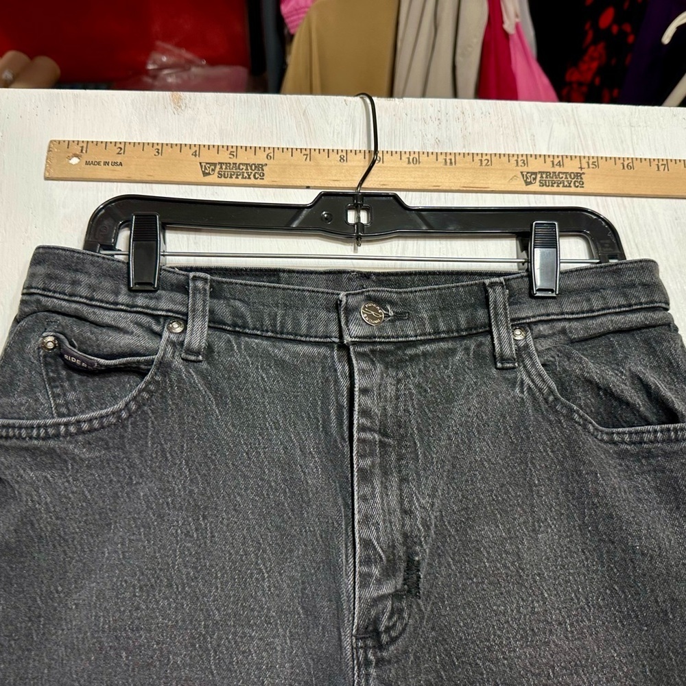 Lot 2 Rider by Lee Jeans Women’s 14L Black High Rise Tapered Mom Jeans Vintage - Picture 2 of 13